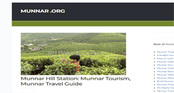 Desktop Screenshot of munnar.org